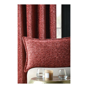 STOF Dublin Chenille Jacquard Cushion, Terracotta, 45x70cm - CUSHIONS/COVERS - Beattys of Loughrea