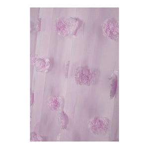 STOF Pompinou Pompom Sheer Curtain, Lilac, 135x260cm - CURTAINS - READY MADE - Beattys of Loughrea