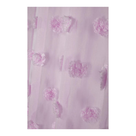 STOF Pompinou Pompom Sheer Curtain, Lilac, 135x260cm - CURTAINS - READY MADE - Beattys of Loughrea