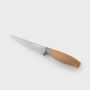 Taylor's Eye Witness Brooklyn 5 Piece Kitchen Knife Set with Bonus Sharpener, Beech