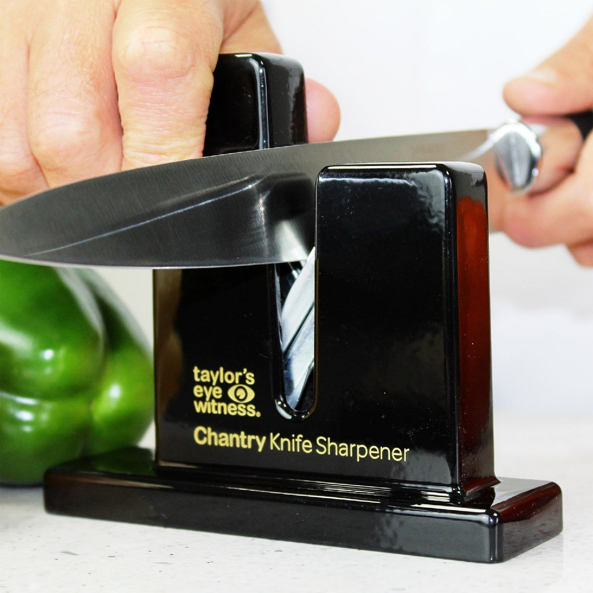 Taylor's Eye Witness Chantry Classic Knife Sharpener, Black