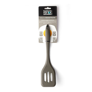 Taylor's Eye Witness Silicone Slotted Turner 28cm/11in - Grey