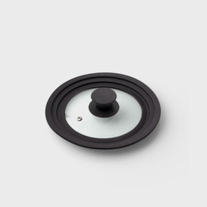 Taylor's Eye Witness Silicone and Glass Universal Pan Lid, 16/18/20cm, Black