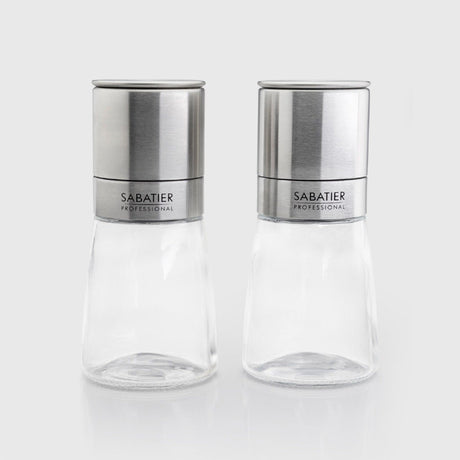 Sabatier Professional Marseille Salt, Pepper & Spice Mill Set of 2, 14cm - TEA/COFFEE MAKER/BODUM/MILLS - Beattys of Loughrea