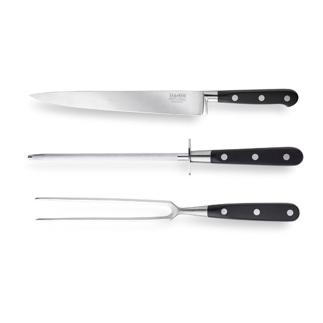 Sabatier Professional 3-Piece Riveted Carving Set