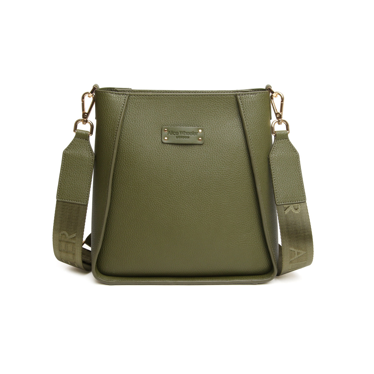 Alice Wheeler Olive - Kensington Cross Body Bag - HANDBAGS, MANBAGS, SHOPPING BAGS - Beattys of Loughrea