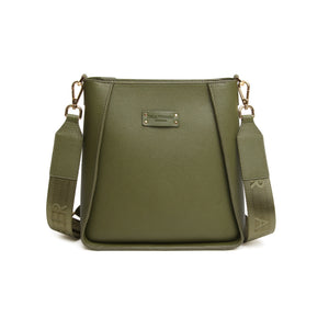 Alice Wheeler Olive - Kensington Cross Body Bag - HANDBAGS, MANBAGS, SHOPPING BAGS - Beattys of Loughrea
