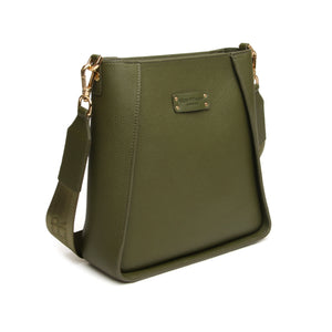 Alice Wheeler Olive - Kensington Cross Body Bag - HANDBAGS, MANBAGS, SHOPPING BAGS - Beattys of Loughrea