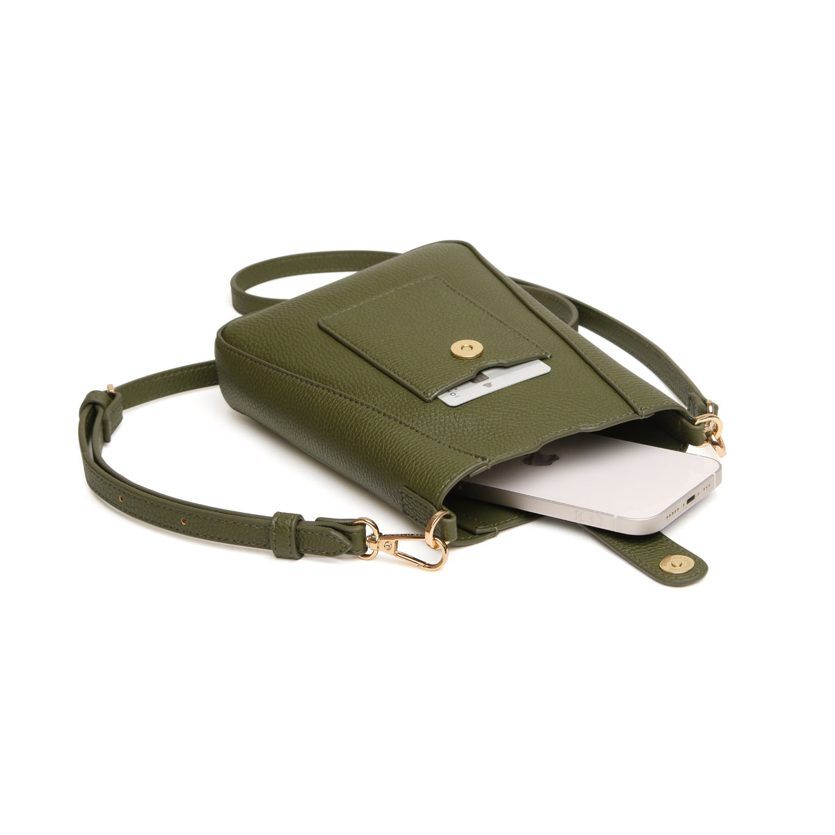 Alice Wheeler Olive - Kensington Phone Cross Body Bag