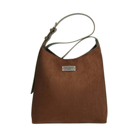 Alice Wheeler Chocolate - Kensington Hobo - HANDBAGS, MANBAGS, SHOPPING BAGS - Beattys of Loughrea