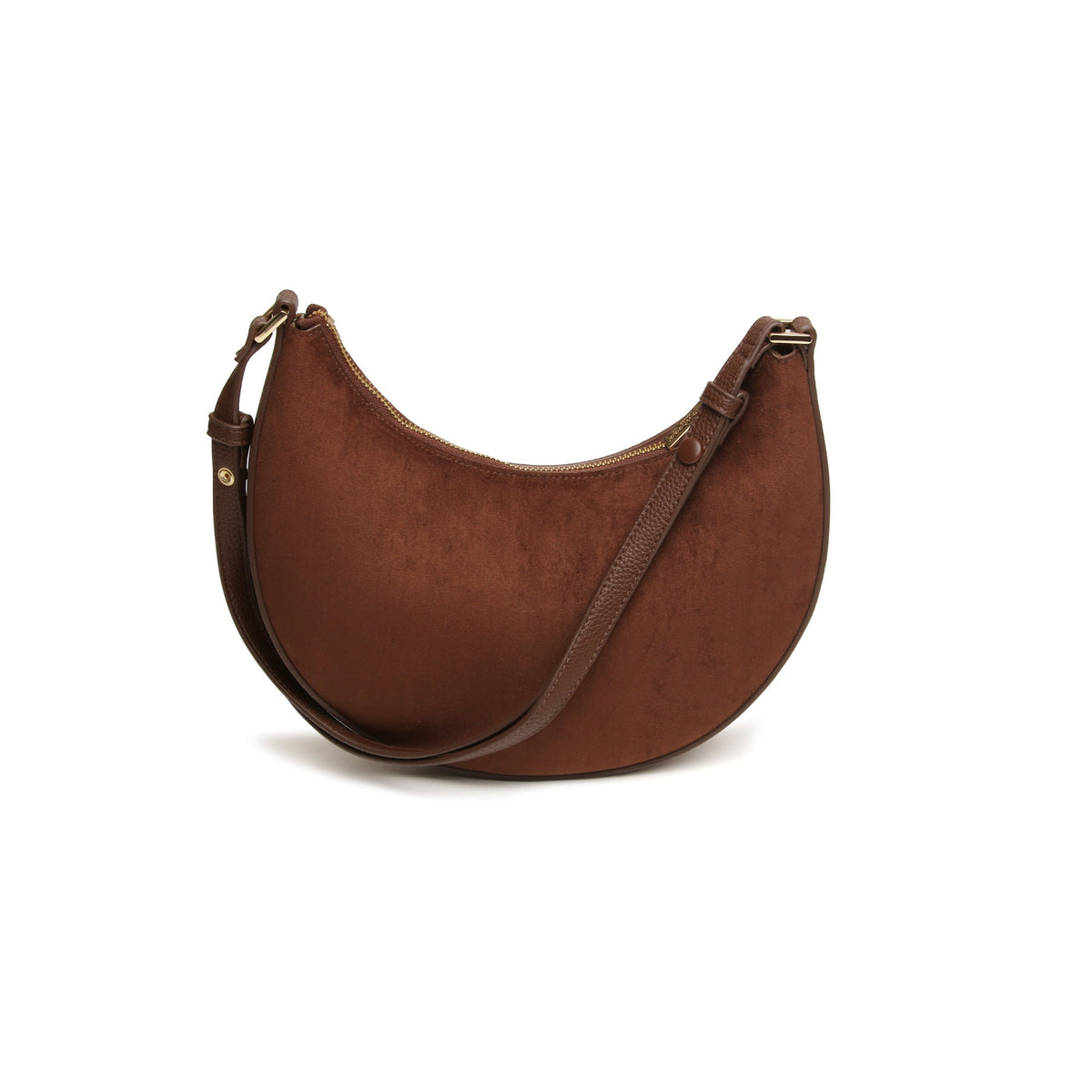 Alice Wheeler Chocolate Suede - Kensington Shoulder / Cross Body Bag