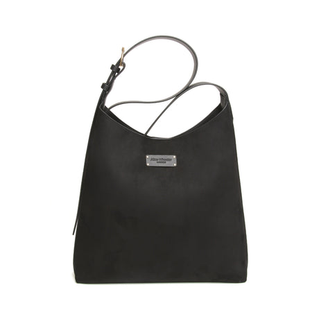 Alice Wheeler Black Suede - Kensington Hobo - HANDBAGS, MANBAGS, SHOPPING BAGS - Beattys of Loughrea