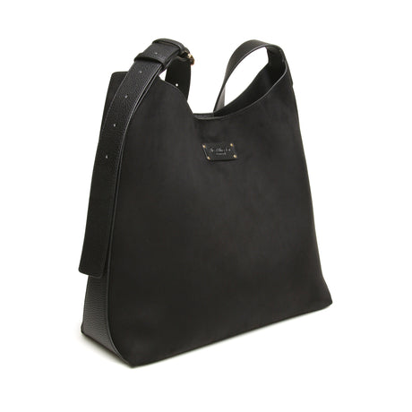 Alice Wheeler Black Suede - Kensington Hobo - HANDBAGS, MANBAGS, SHOPPING BAGS - Beattys of Loughrea
