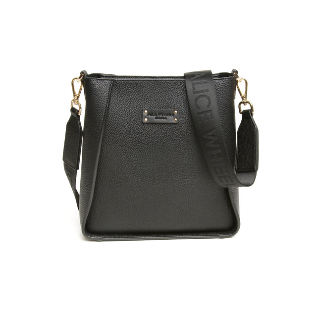 Alice Wheeler Black - Kensington Cross Body Bag