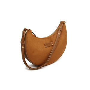 Alice Wheeler Fudge Suede - Kensington Shoulder / Cross Body Bag - HANDBAGS, MANBAGS, SHOPPING BAGS - Beattys of Loughrea
