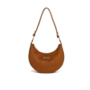 Alice Wheeler Fudge Suede - Kensington Shoulder / Cross Body Bag - HANDBAGS, MANBAGS, SHOPPING BAGS - Beattys of Loughrea