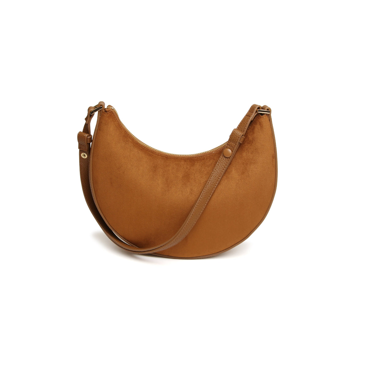Alice Wheeler Fudge Suede - Kensington Shoulder / Cross Body Bag - HANDBAGS, MANBAGS, SHOPPING BAGS - Beattys of Loughrea