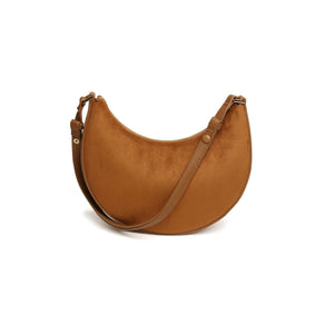 Alice Wheeler Fudge Suede - Kensington Shoulder / Cross Body Bag - HANDBAGS, MANBAGS, SHOPPING BAGS - Beattys of Loughrea