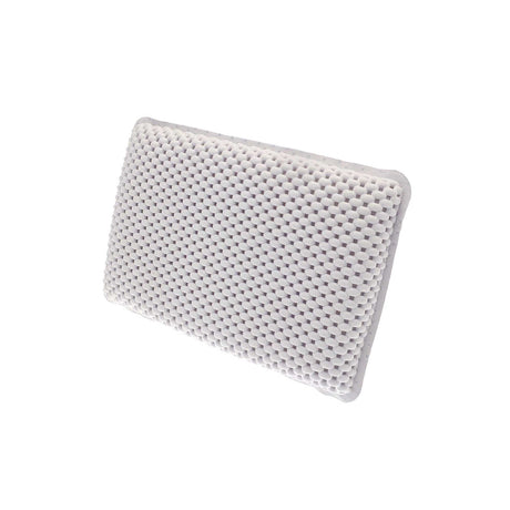 Cushioned Bath Pillow with Suction Cups – White - BATH MATS/SETS - Beattys of Loughrea