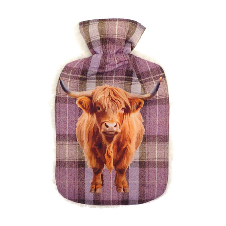 Highland Cow Plush Hot Water Bottle – Gift Boxed - H/H - HOT WATER BOTTLE - Beattys of Loughrea