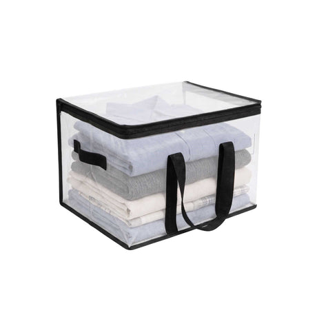 Clear Storage Bag with Reinforced Handles 40 x 30 x 25cm - PVC STORAGE - TRUNK, LGE BOX , CART - Beattys of Loughrea