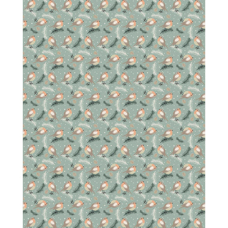 Festive Robin Flannel Blanket Throw 120 x 150cm - XMAS ACCESSORIES - Beattys of Loughrea