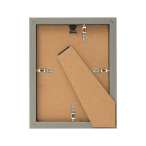 Kenro Senator Grey Wood Photo Frame, 8x10in with 8x6in Mat