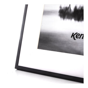 Kenro Avenue Black Photo Frame, 10x12in with 8x10in Mat