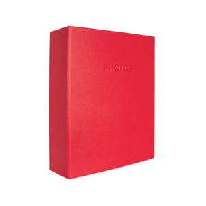 Kenro Kington Slip-In Photo Album, Red, 200 6x4in Photos