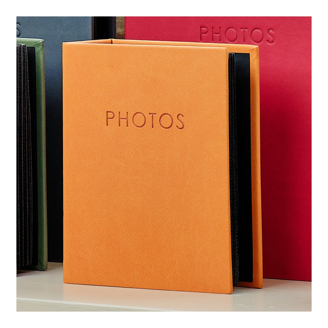 Kenro Kington Minimax Photo Album, Orange, 100 6x4in Photos - PHOTO FRAMES - PLATED, GILT, STONE - Beattys of Loughrea
