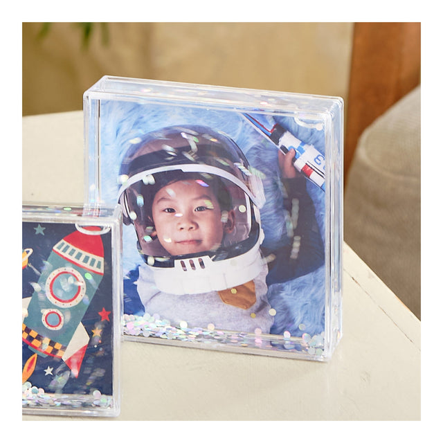 Kenro Acrylic Shake Photo Frame, 4x4in / 10x10cm