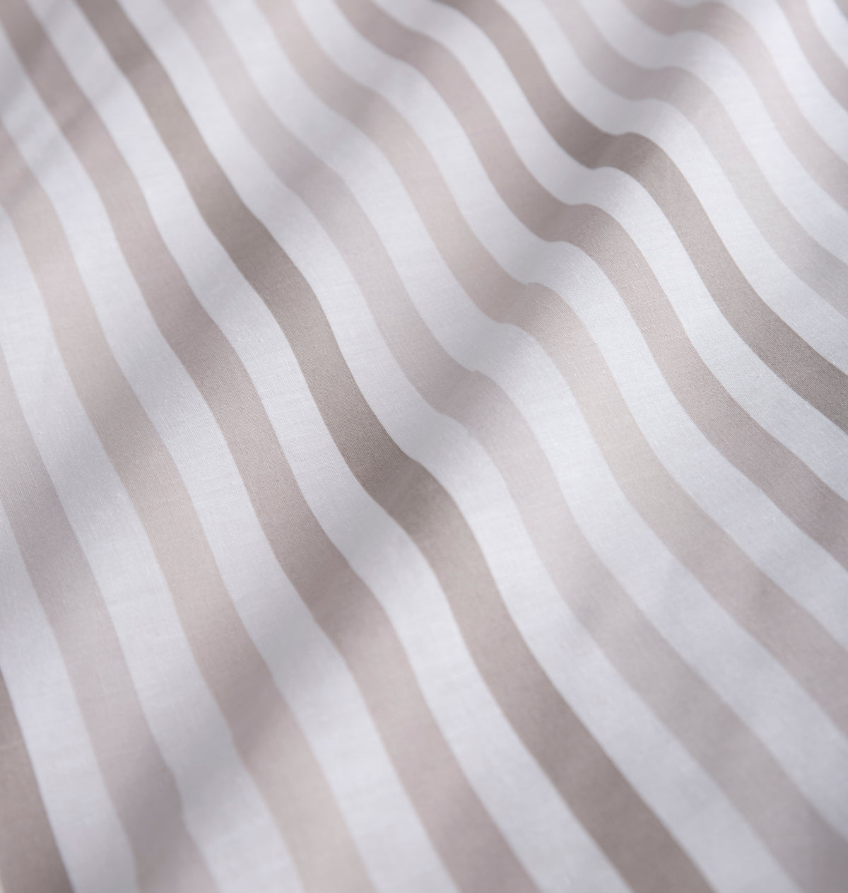 OMBRE PENCIL STRIPE DUVET SET NATURAL STRIPE DOUBLE POMBD2B
