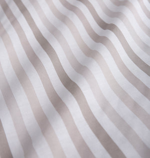 OMBRE PENCIL STRIPE DUVET SET NATURAL STRIPE KING POMBD3B