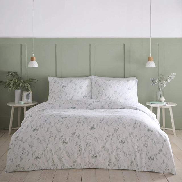 WILDFLOWER DUVET SET SAGE KING PWILD3D