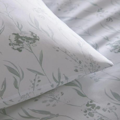 Wildflower Duvet Cover Set, Sage - King - DUVET COVERS - Beattys of Loughrea