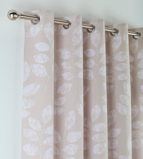Boston Eyelet Curtains, Natural - 46" x 54" - CURTAINS - READY MADE - Beattys of Loughrea