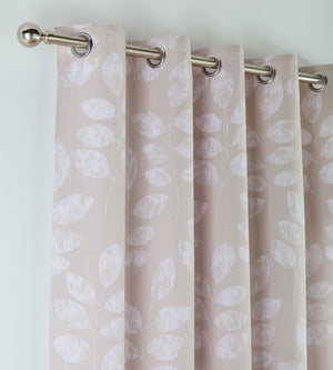 BOSTON EYELET CURTAINS NATURAL 66" X 72" (168X183CMS) CBOS4B