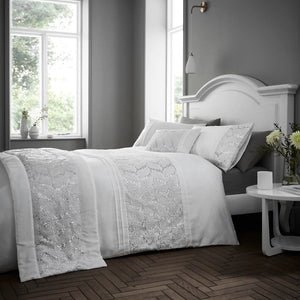 ROUEN DUVET SET WHITE DOUBLE PROUD2N