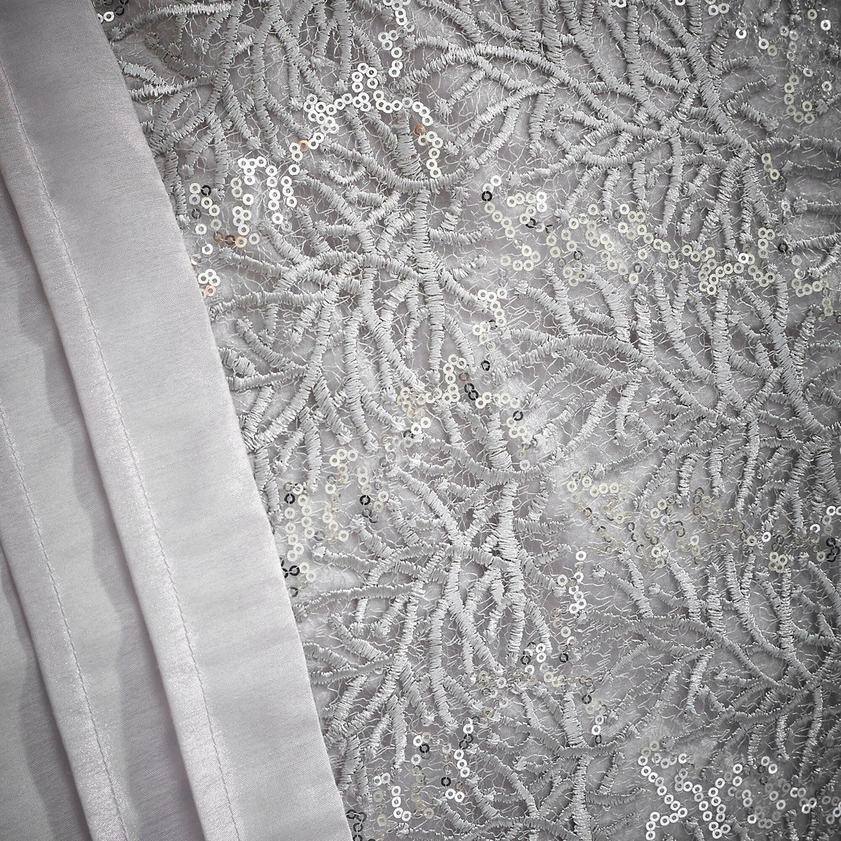 ROUEN DUVET SET SILVER SUPER KING PROUD4L