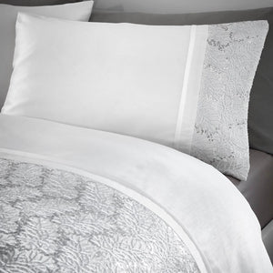 ROUEN DUVET SET WHITE SUPER KING PROUD4N
