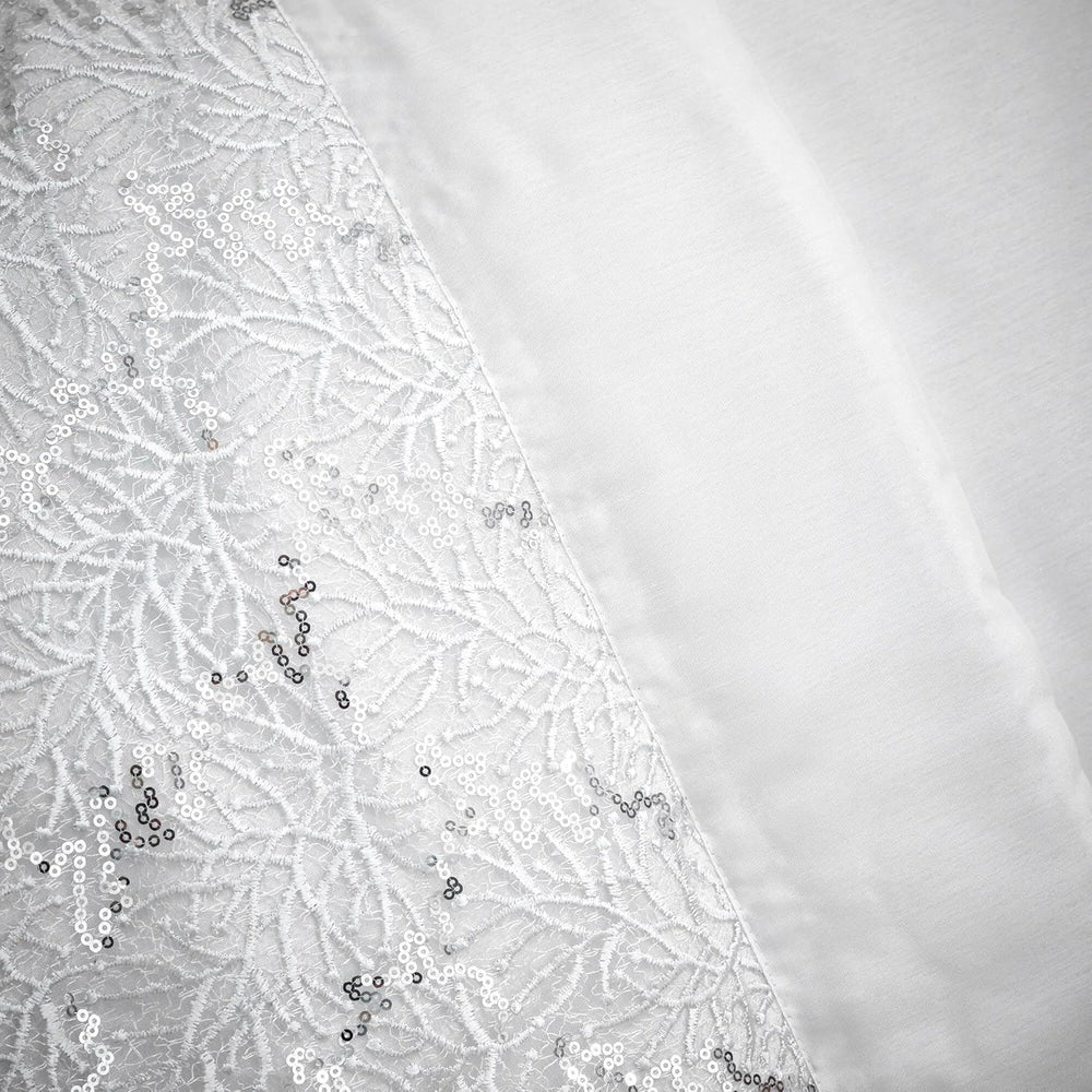 ROUEN QUILTED RUNNER WHITE 50X220CMS PROURN