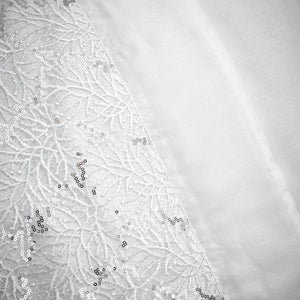 ROUEN QUILTED RUNNER WHITE 50X220CMS PROURN
