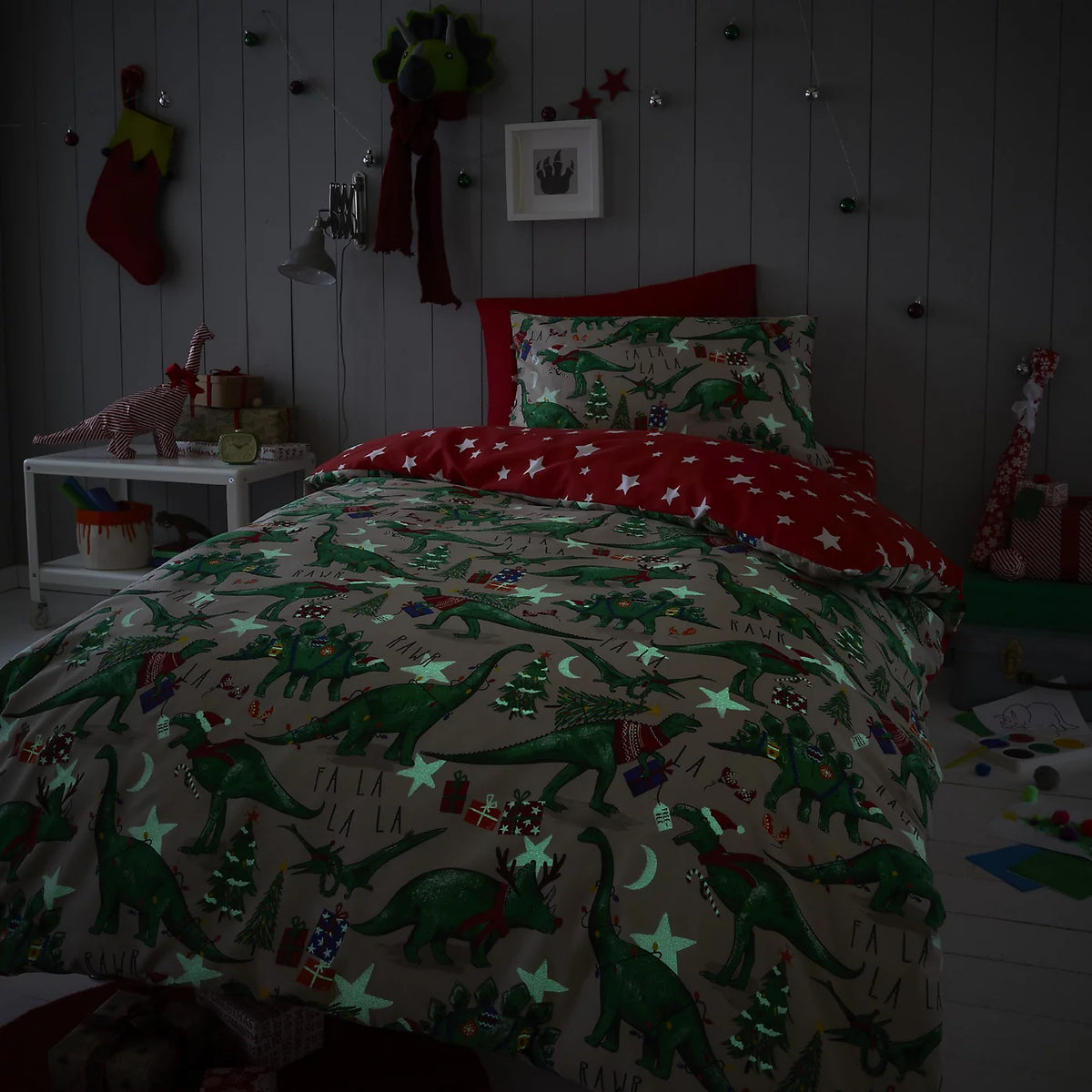 FESTIVE DINO SB DUVET SET