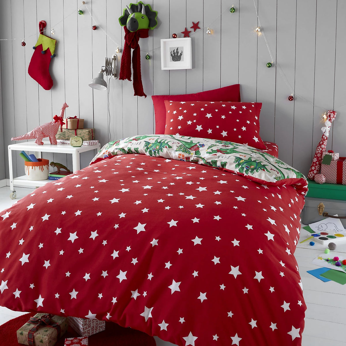 FESTIVE DINO SB DUVET SET