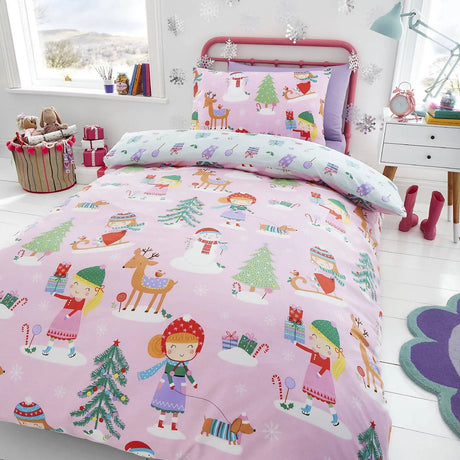 Time For Christmas Kids Duvet Cover Set - Single - DUVET COVERS - Beattys of Loughrea