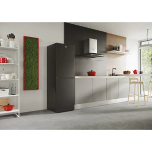 Hoover H-Fridge 300 HVT3CLECKIHB-1 176cm Low Frost Fridge Freezer - Black