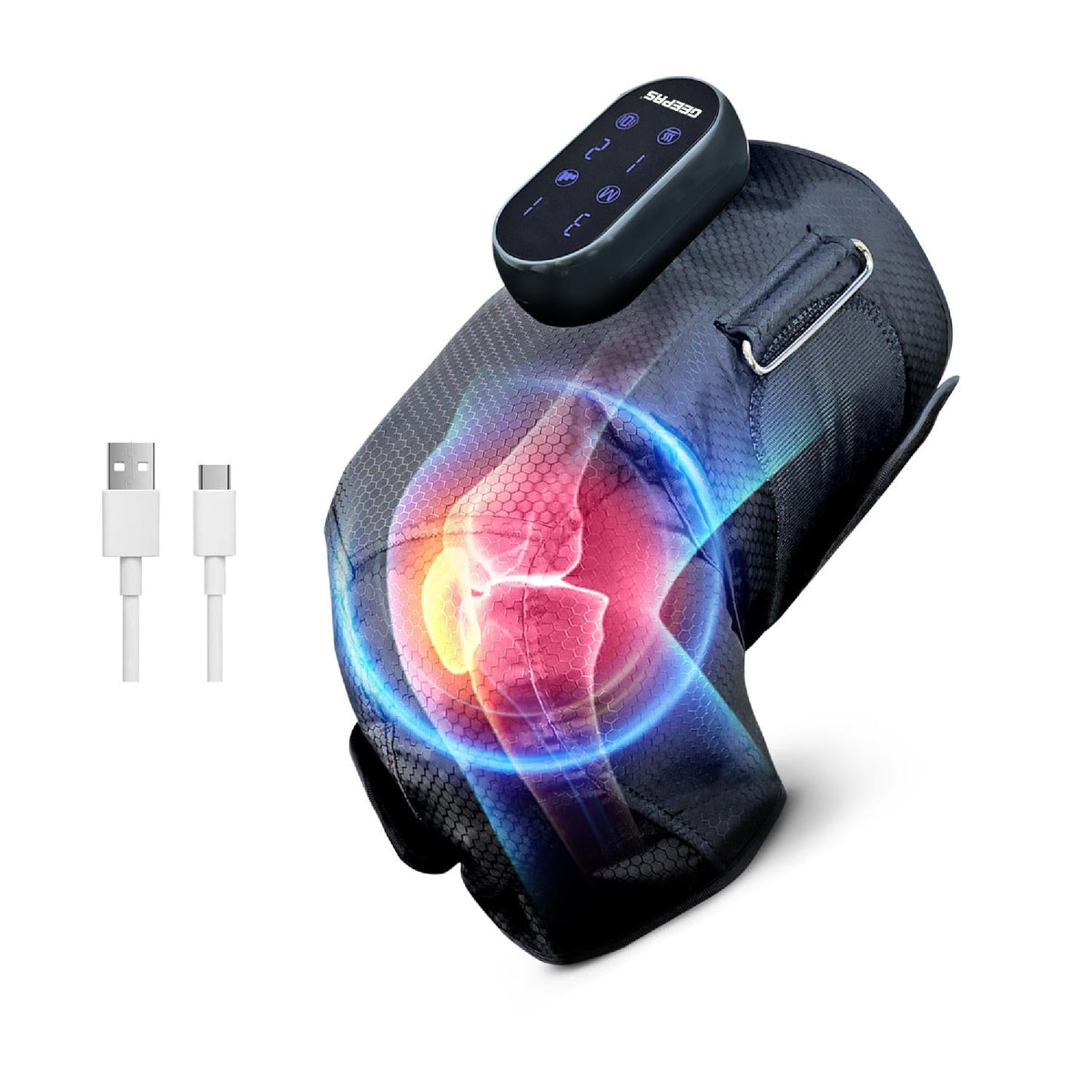 2-IN-1 KNEE & CALF LEG MASSAGER 4 MODES WI