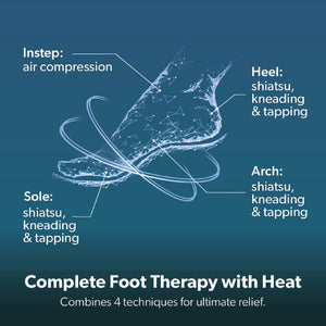 Geepas 4-in-1 Foot Massager, 3 Modes & Speed - HEAT MASSAGERS - Beattys of Loughrea