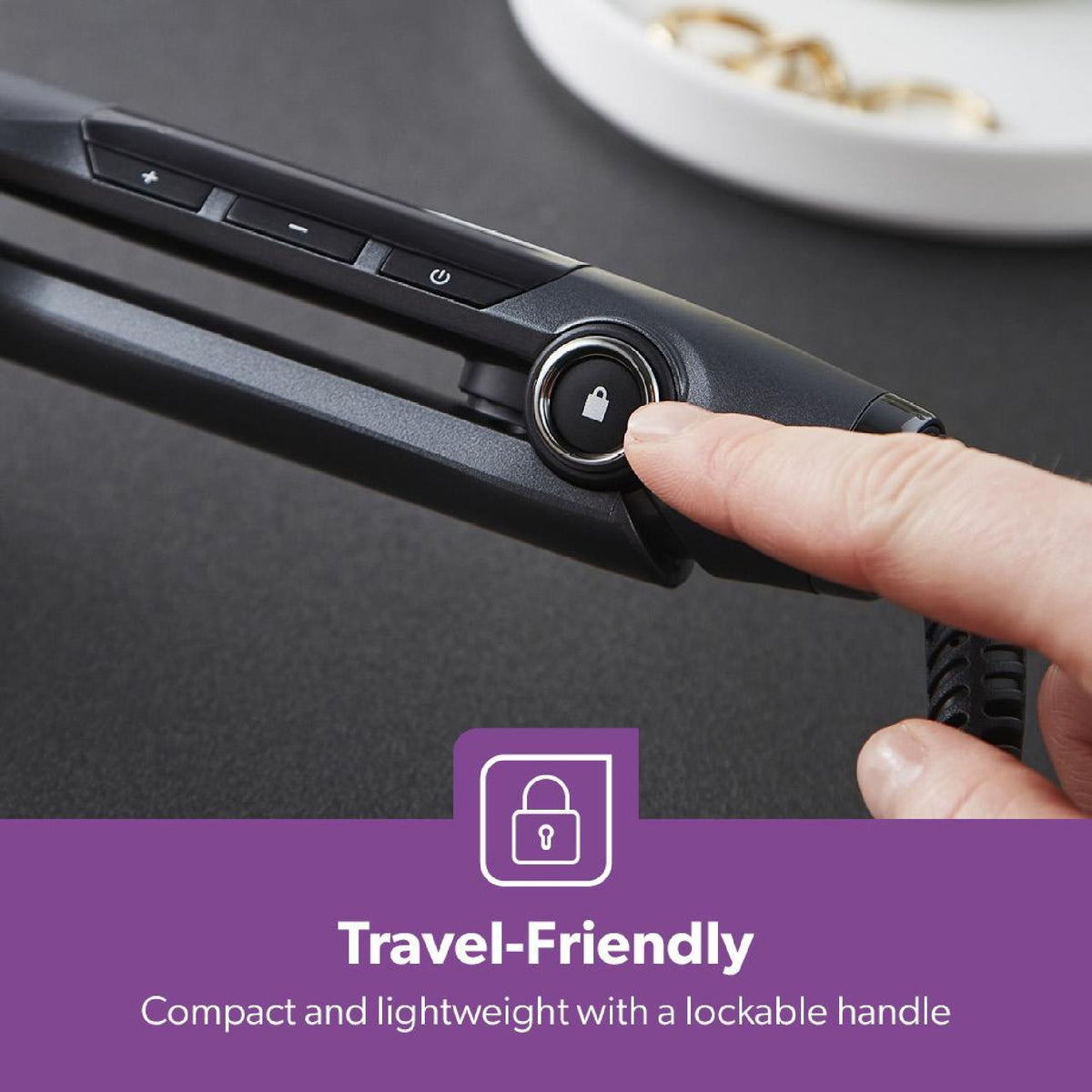 DIGITAL THERMO-CERAMIC HAIR STRAIGHTENER WI