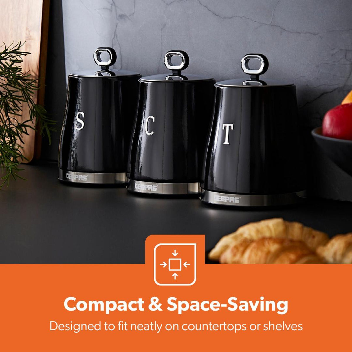 RETROVIVE CANISTER SET 3PC 1.4L BLACK WI